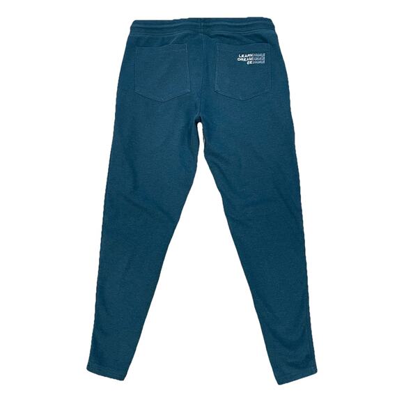 Alphalete Men’s Joggers/Sweatpants Size Medium Fleece Green Zip Pockets-Casual - Picture 2 of 10